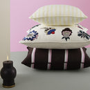 Normann Copenhagen 靠墊 Trifle Stripe 50 x 50 公分花壇棕色