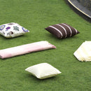 Normann Copenhagen 靠墊 Trifle Stripe 50 x 50 公分花壇棕色