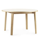 Normann Copenhagen 切片桌 Ø120 公分油氈
