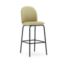 Normann Copenhagen Ace 酒吧椅 75 公分全軟墊黑鋼