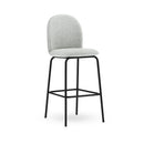 Normann Copenhagen Ace 酒吧椅 75 公分全軟墊黑鋼