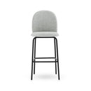 Normann Copenhagen Ace 酒吧椅 75 公分全軟墊黑鋼