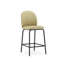 Normann Copenhagen Ace 酒吧椅 65 公分全軟墊黑鋼