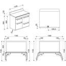 SMEG 爐具 110x60cm TR4110IBL