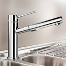 Blanco Alta-S Compact Vario 單把手廚房混合龍頭,附拉出式噴嘴