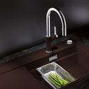 Blanco Carena-S 單把手廚房混合龍頭,附拉出式噴嘴