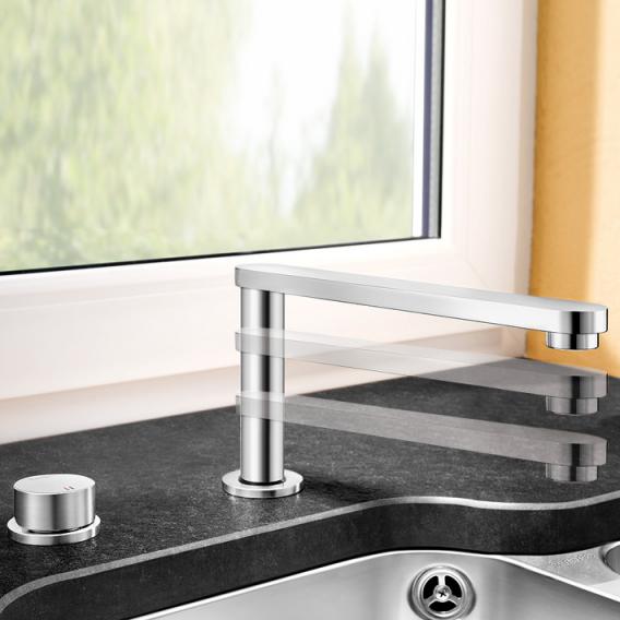 Blanco Eloscope-F II single-lever kitchen mixer tap, for front of window