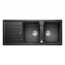 Blanco Lexa 8 S 雙廚房水槽,附瀝水器,可翻轉