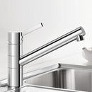 Blanco Tivo 單把手廚房混合龍頭鍍鉻