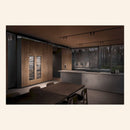 Gaggenau - 400 系列組合蒸氣烤箱 60 x 45 公分 門鉸鏈:右側,不銹鋼玻璃後面 BS470112