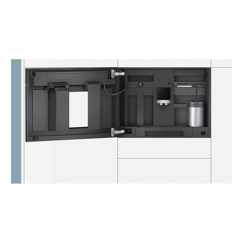 Siemens - IQ700 Built-in Fully Automatic Coffee Machine Black CT836LEB6 