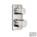 Dornbracht Lissé concealed thermostat with volume regulation