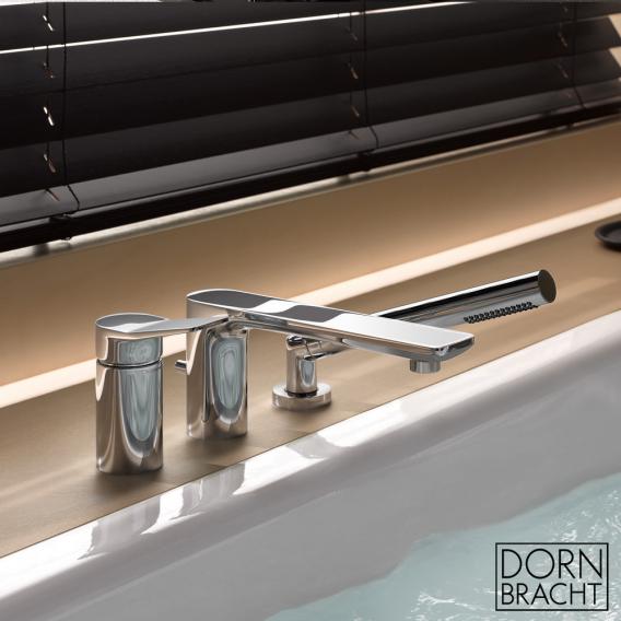 Dornbracht Lissé deck/tile-mounted, three hole, single lever bath mixer