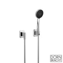 Dornbracht Lissé shower hose set with individual escutcheon