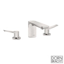 Dornbracht Lissé three hole basin fitting with pop-up waste set