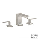 Dornbracht LULU three-hole basin mixer with individual escutcheons with pop-up waste set