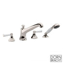 Dornbracht Madison deck/tile-mounted, four-hole bath mixer