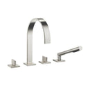 Dornbracht MEM deck/tile-mounted four-hole bath mixer
