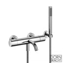 Dornbracht Meta exposed bath thermostat, with hand shower set