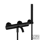Dornbracht Meta exposed bath thermostat, with hand shower set