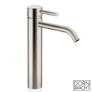 Dornbracht Meta single-lever basin mixer, with tall mixer pillar