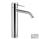 Dornbracht Meta slim single-lever basin mixer, with tall mixer pillar