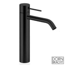 Dornbracht Meta slim single-lever basin mixer, with tall mixer pillar