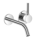 Dornbracht Meta wall-mounted single lever basin mixer projection: 190 mm, chrome