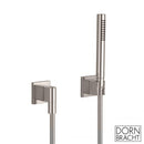 Dornbracht shower hose set with individual escutcheon