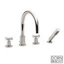 Dornbracht Tara. deck/tile-mounted, four-hole bath mixer