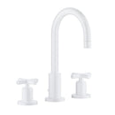 Dornbracht Tara. three hole basin fitting with pop-up waste set