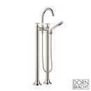 Dornbracht VAIA freestanding two-hole bath mixer with hand shower set