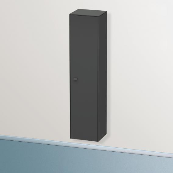 Duravit Brioso tall unit with 1 door graphit matt, Griff graphit matt