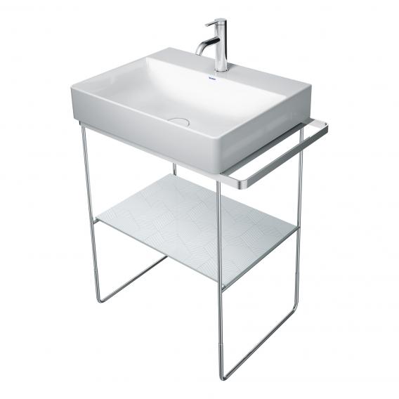 Duravit DuraSquare floorstanding metal console for Compact washbasins