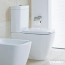 Duravit Happy D.2 floorstanding close-coupled washdown toilet