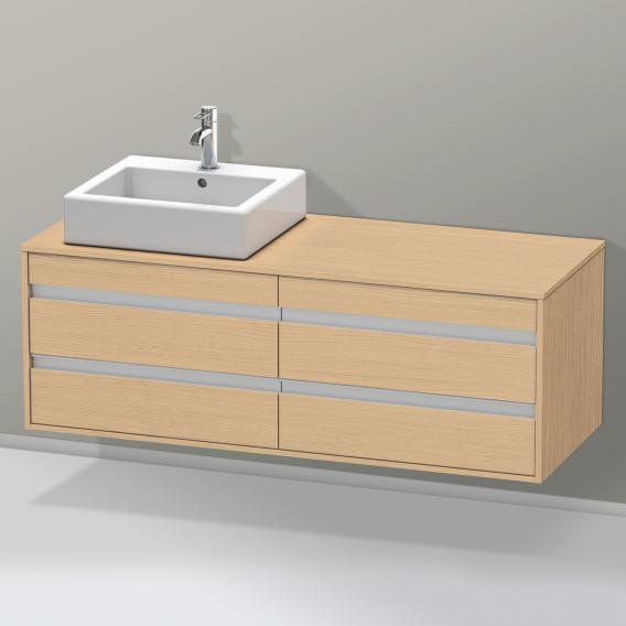 Duravit Ketho vanity unit for countertop washbasin with 4 pull-out compartments