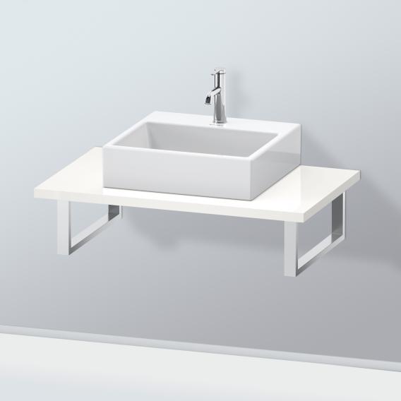 Duravit L-Cube countertop for 1 countertop basin / drop-in basin white high gloss