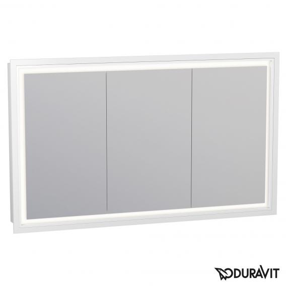 Duravit L-Cube mirror cabinet with lighting and 3 doors