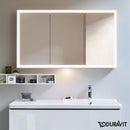 Duravit L-Cube mirror cabinet with lighting and 3 doors