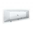 Duravit No.1 corner whirlbath with jet system, built-in