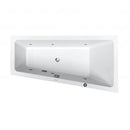 Duravit No.1 corner whirlbath with jet system, built-in with bath filler