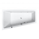 Duravit No.1 corner whirlbath with jet system, built-in