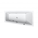 Duravit No.1 corner whirlbath with jet system, built-in