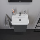 Duravit No.1 hand washbasin with vanity unit with 1 door