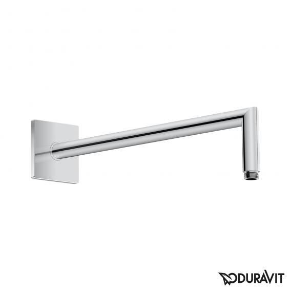 Duravit shower arm, angled with square escutcheon
