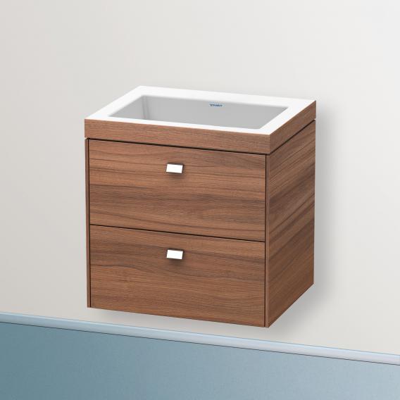 Duravit Vero Air washbasin with Brioso vanity unit with 2 pull-out compartments