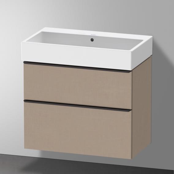 Duravit Vero Air washbasin with D-Neo vanity unit with 2 pull-out compartments