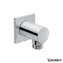 Duravit wall elbow with square escutcheon