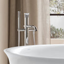 Duravit White Tulip floorstanding single lever bath mixer chrome
