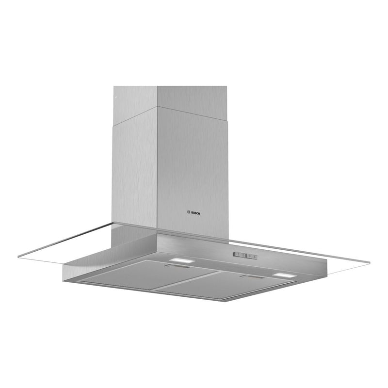 Bosch - Serie | 2 Wall-mounted Cooker Hood 90 cm Clear Glass DWG94BC50B 
